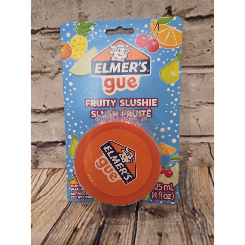 Elmer's Gue Fruity Slushie 4 Fl. Oz Slime Set, Non-Toxic, 4 Pack